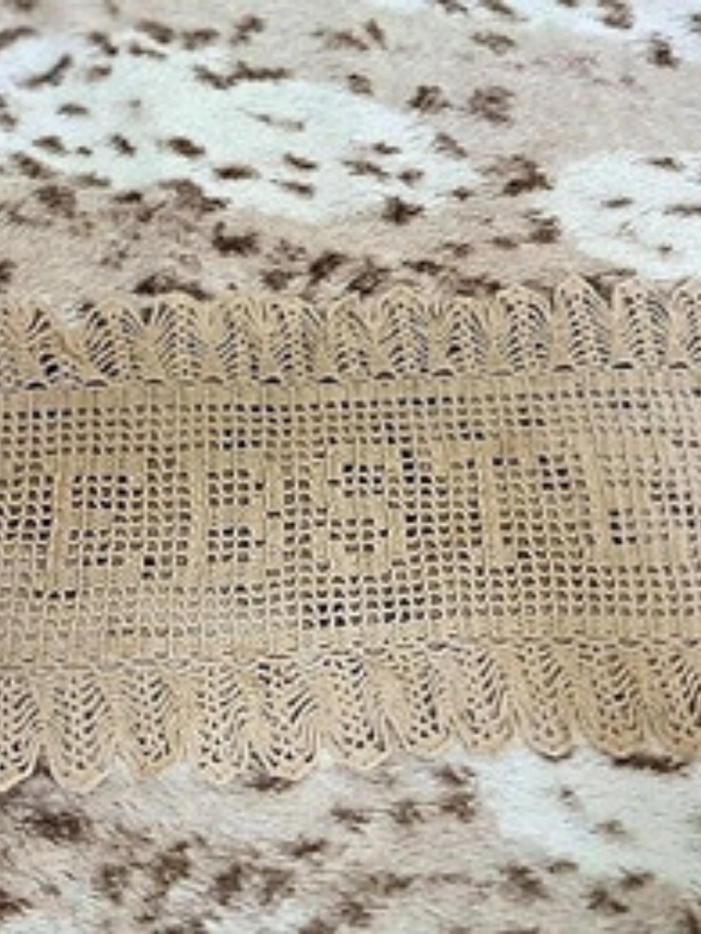 Crocheted Knitted Webster Table Place Mat Or Runner